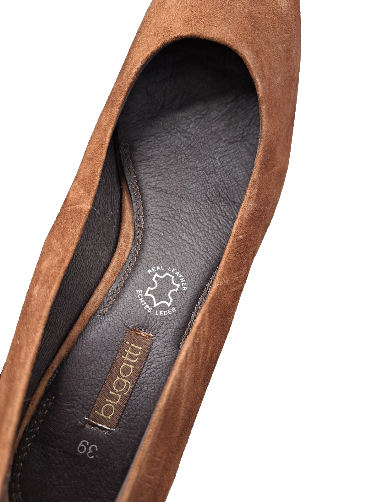 Bugatti Damen Schuhe 39 Braun – Halbschuhe Alltag elegant