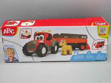 Dickie Toys Fendti Animal Trailer Pferd, Traktor mit Anhänger