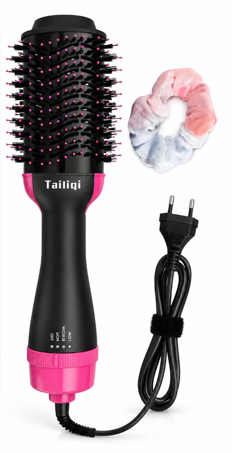Tailiqi Multifunktion Heißluftbürste Warmluftbürste Hair Styler Föhnbürste C1