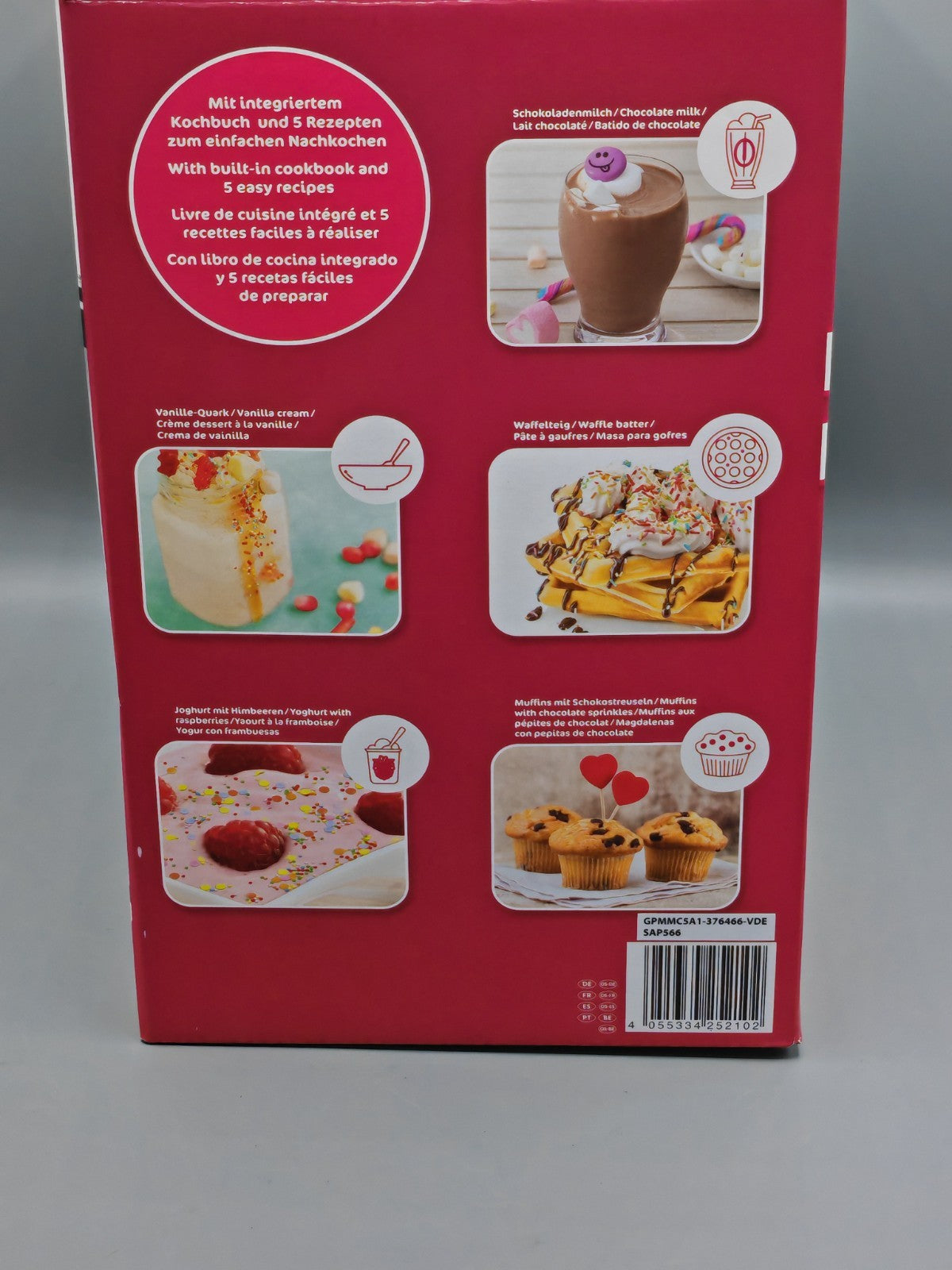 PLAYTIVE Kinder Mini Monsieur Cuisine, mit integriertem Kochbuch
