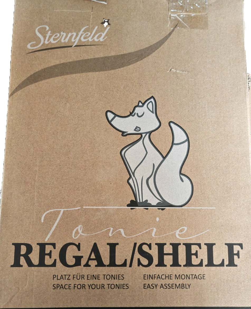 Sternfeld Tonie Regal Holz – Rosa 43x28 cm Wandregal Kinder