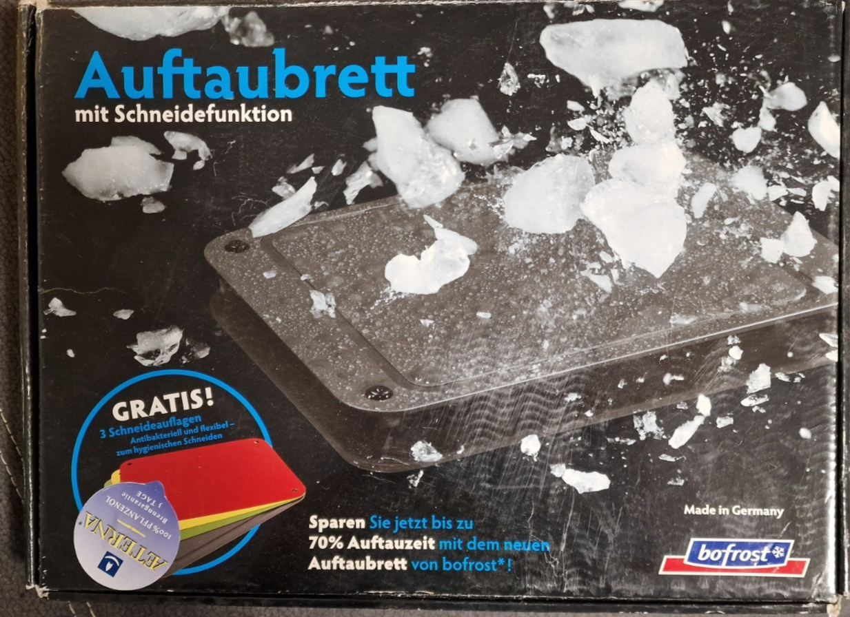Bofrost Auftaubrett mit Schneidefunktion, 28x38cm
