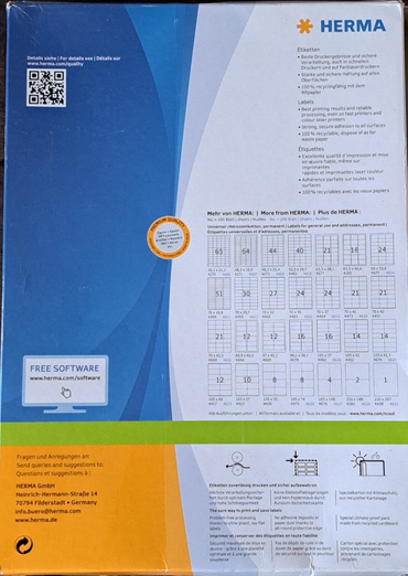Herma Premium Adressetiketten, Universal 400 Blatt, 148,5x205 mm