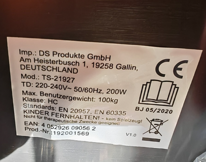 Beatrice Egli Vibrationsplatte Trainer 99 Stufen 10 Programme