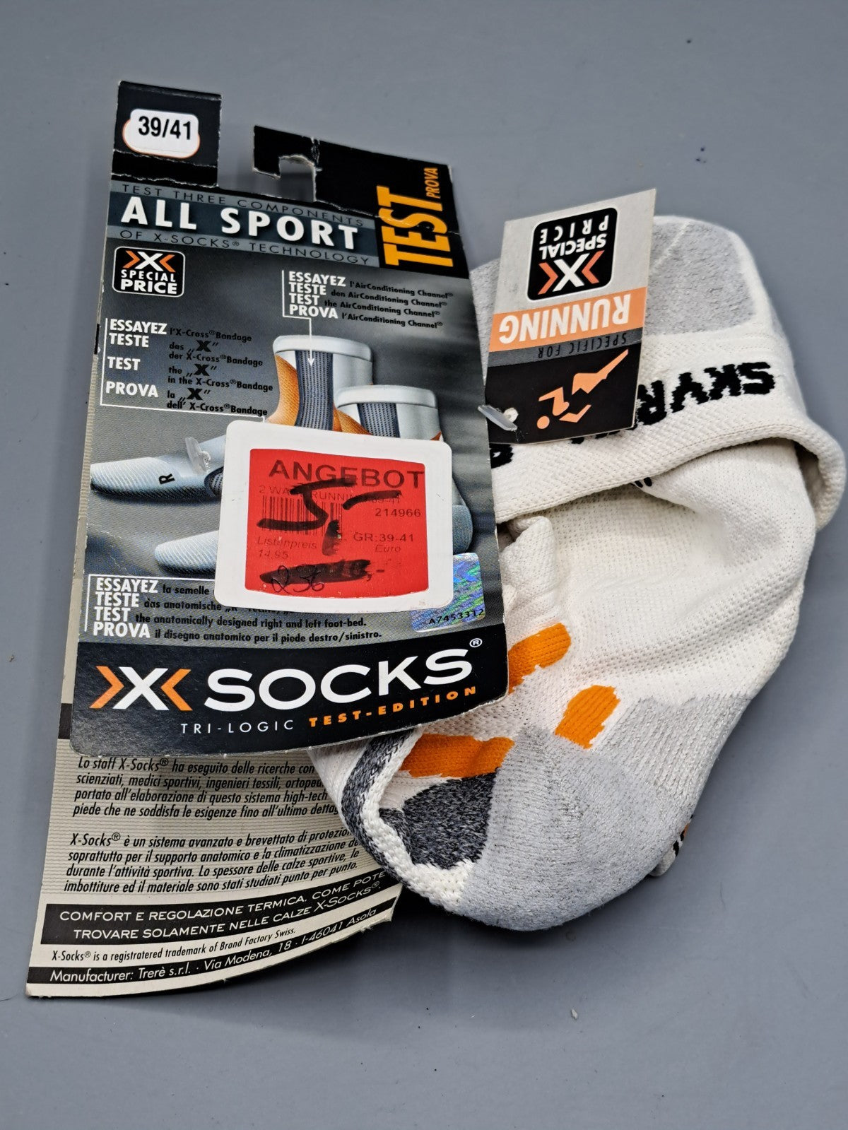 X-Socks Laufsocken, Größe 39/41