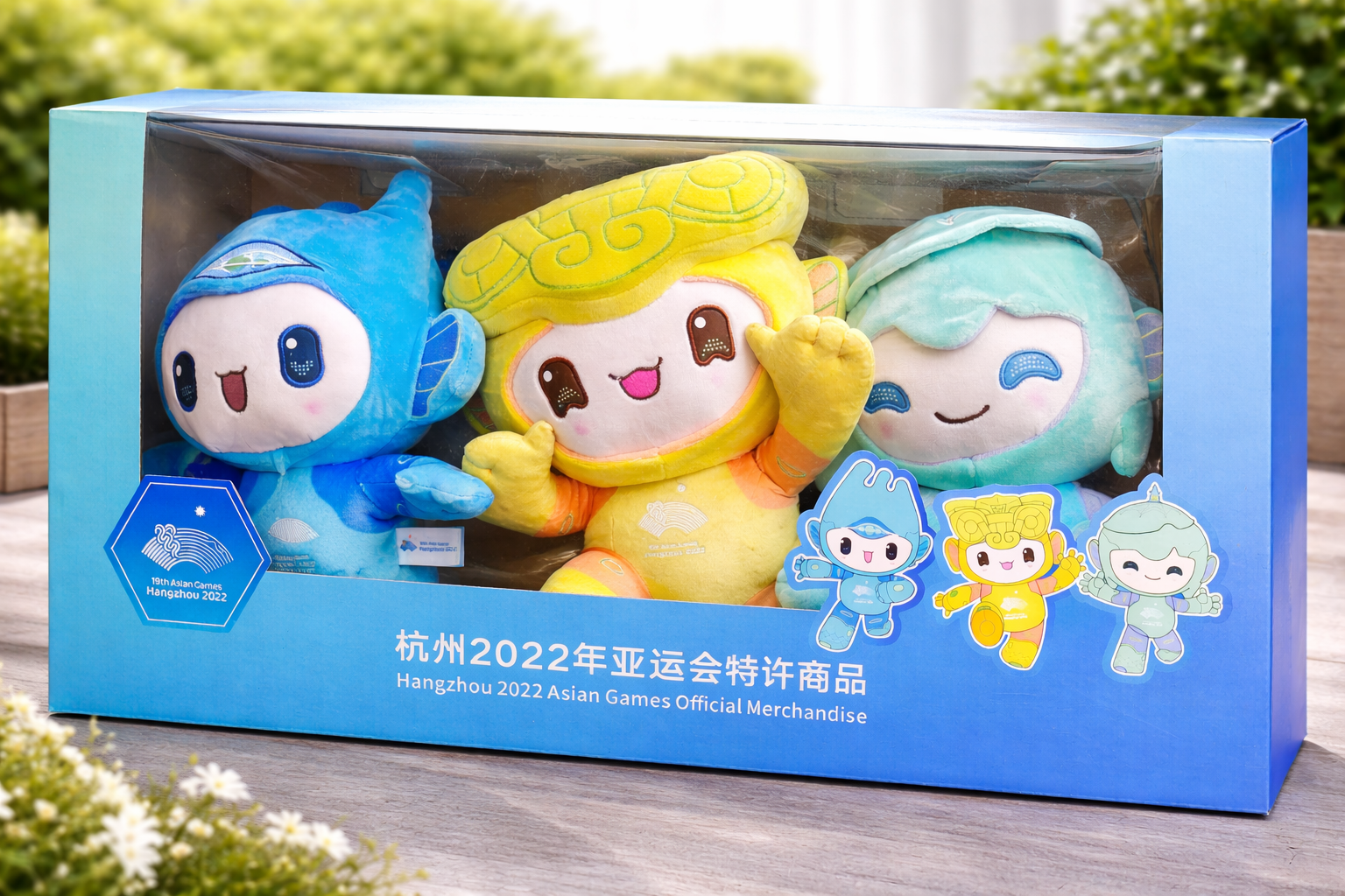 Asian Games Hangzhou 2022 – 3 Maskottchen offizielles Set