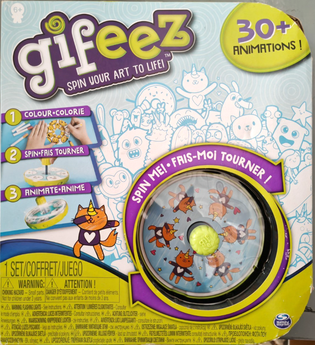Spin Master Gifeez Animations Kreativset 30+ Animationen Malset ab 6 Jahre D5
