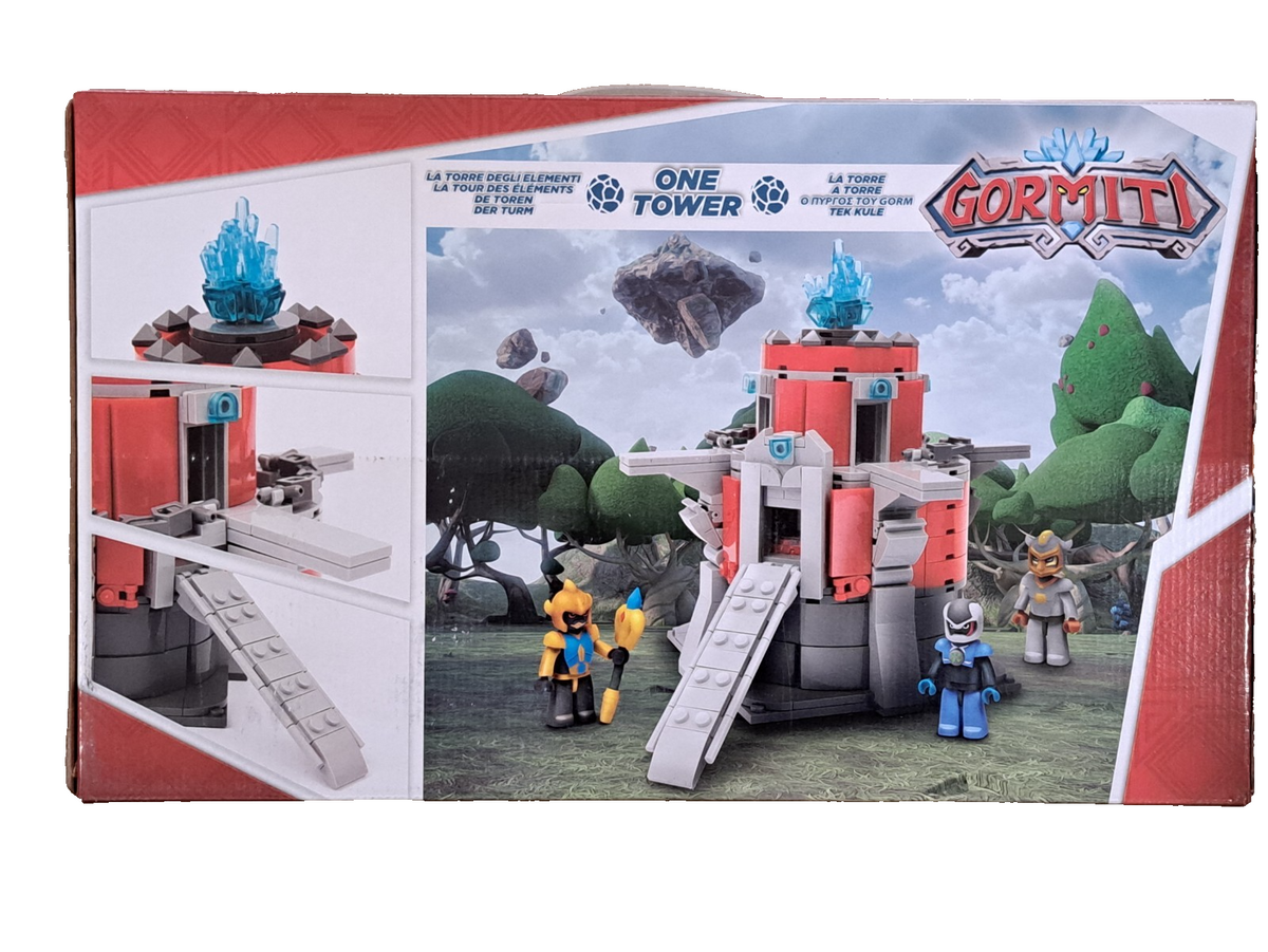 Gormiti One Tower Turm der Elemente Bauset 509 Teile 3 Figuren Giochi D5