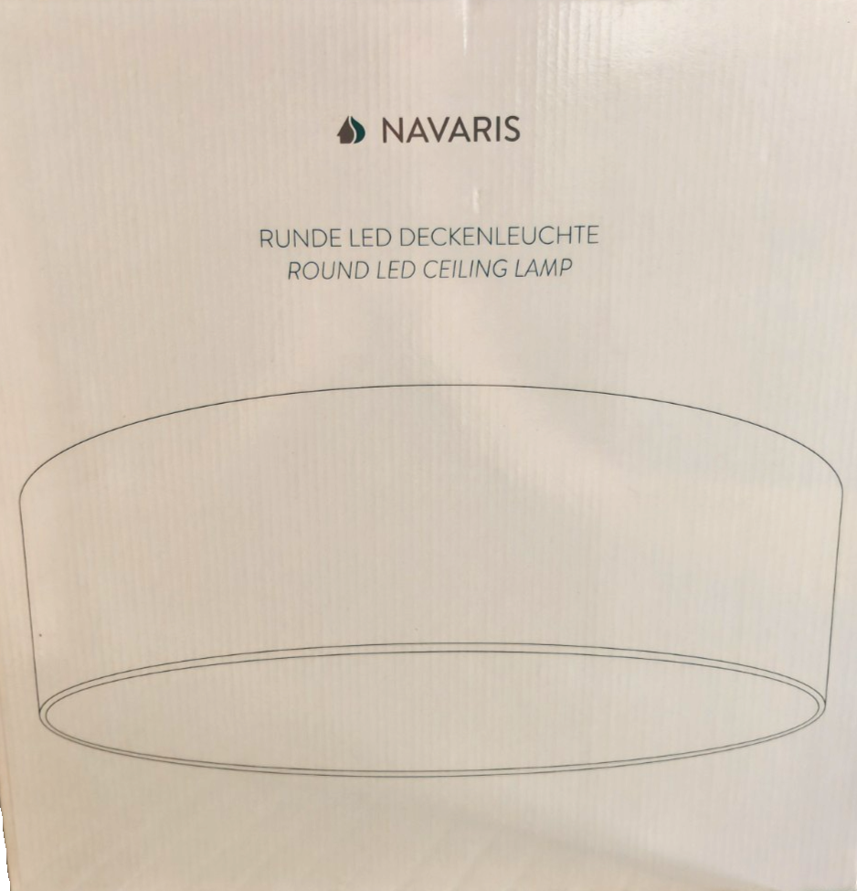 Navaris LED Deckenleuchte 40cm Grün Samt 22W Dimmbar Fernbedienung HA33