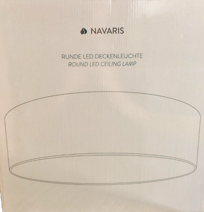 Navaris LED Deckenleuchte 40cm Grün Samt 22W Dimmbar Fernbedienung HA33