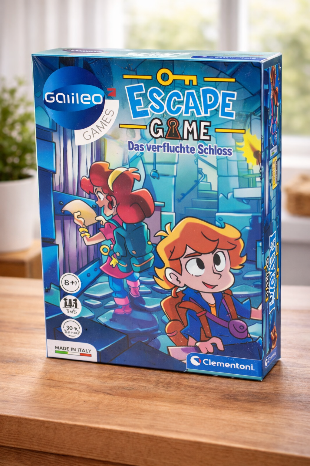 Clementoni Galileo Escape Game Das verfluchte Schloss Rätselspiel ab 8 Jahre D6