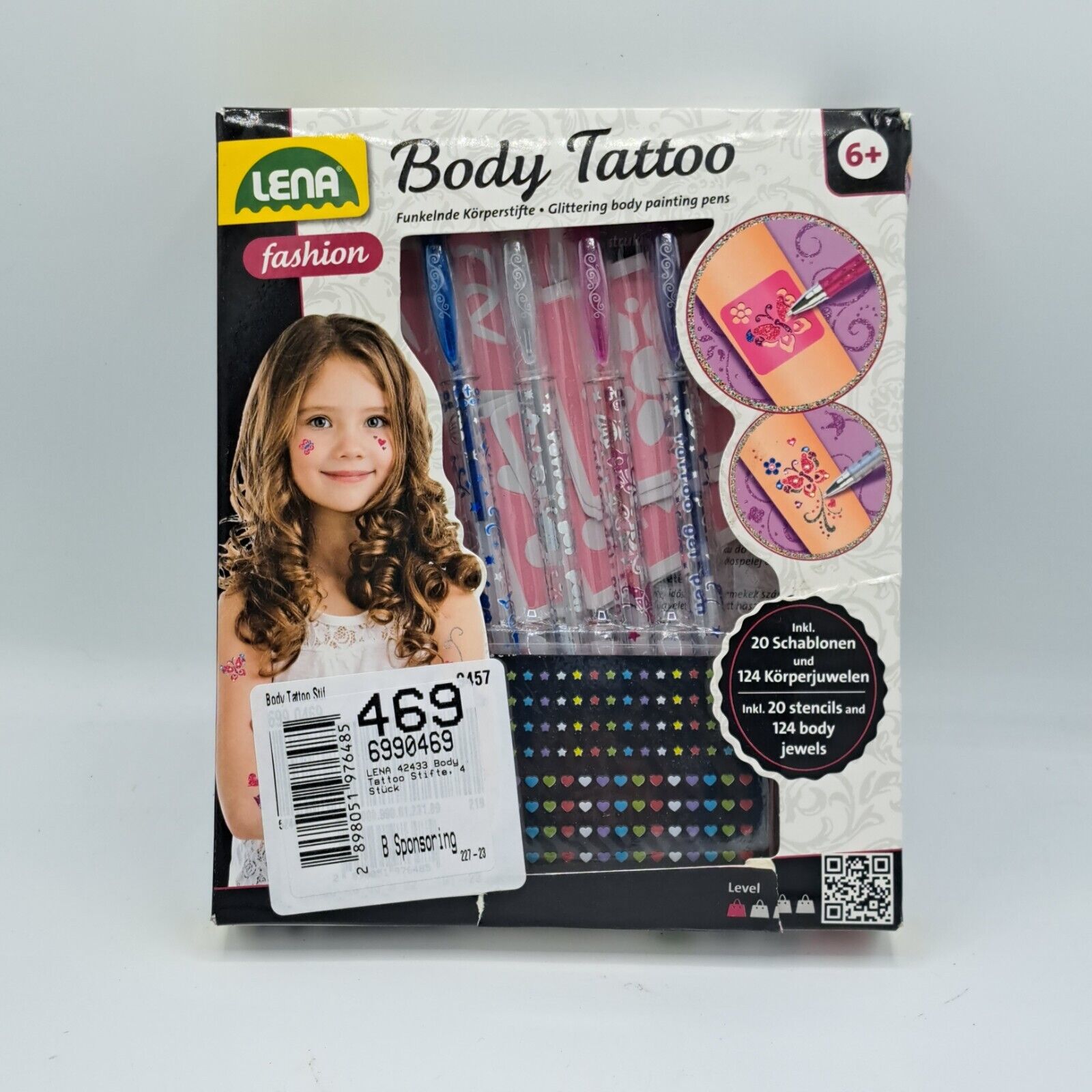 Lena Fashion Body Tattoo 42433, Kindertattoo