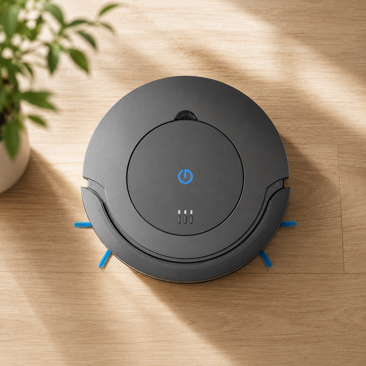 hoogo R2 Saugroboter Staubsauger Roboter 120 Min Akku 7cm flach Smart C06