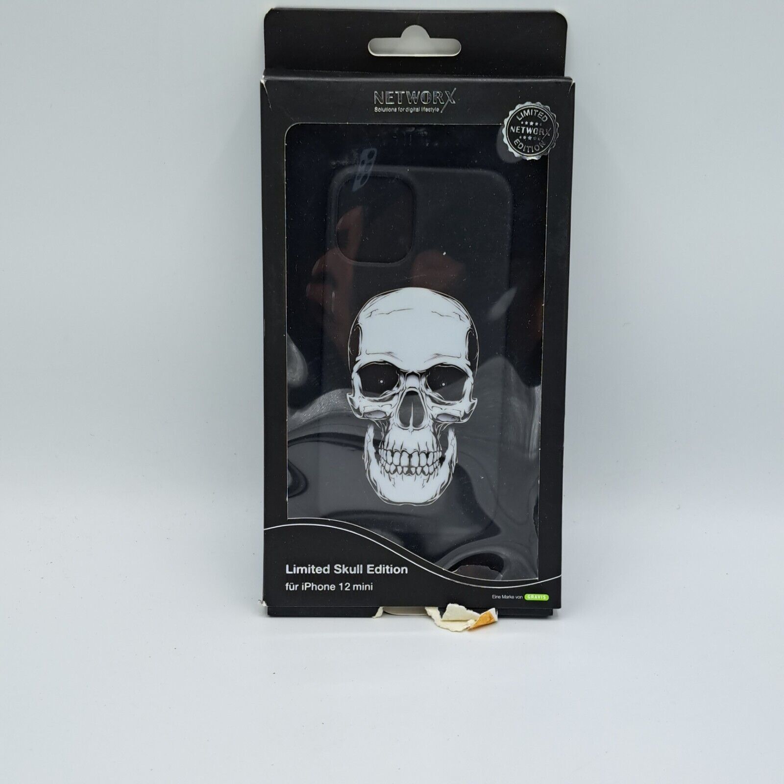 Networx Handyhülle iPhone 12 min Schutzhülle Limited Skull Edition Head schwarz