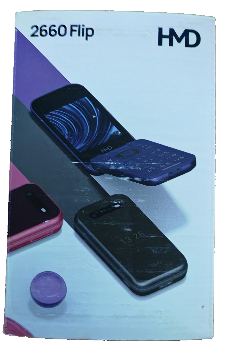 HMD 2660 Flip Klapphandy 4G Seniorenhandy Bluetooth Dual SIM Kamera LTE Lila