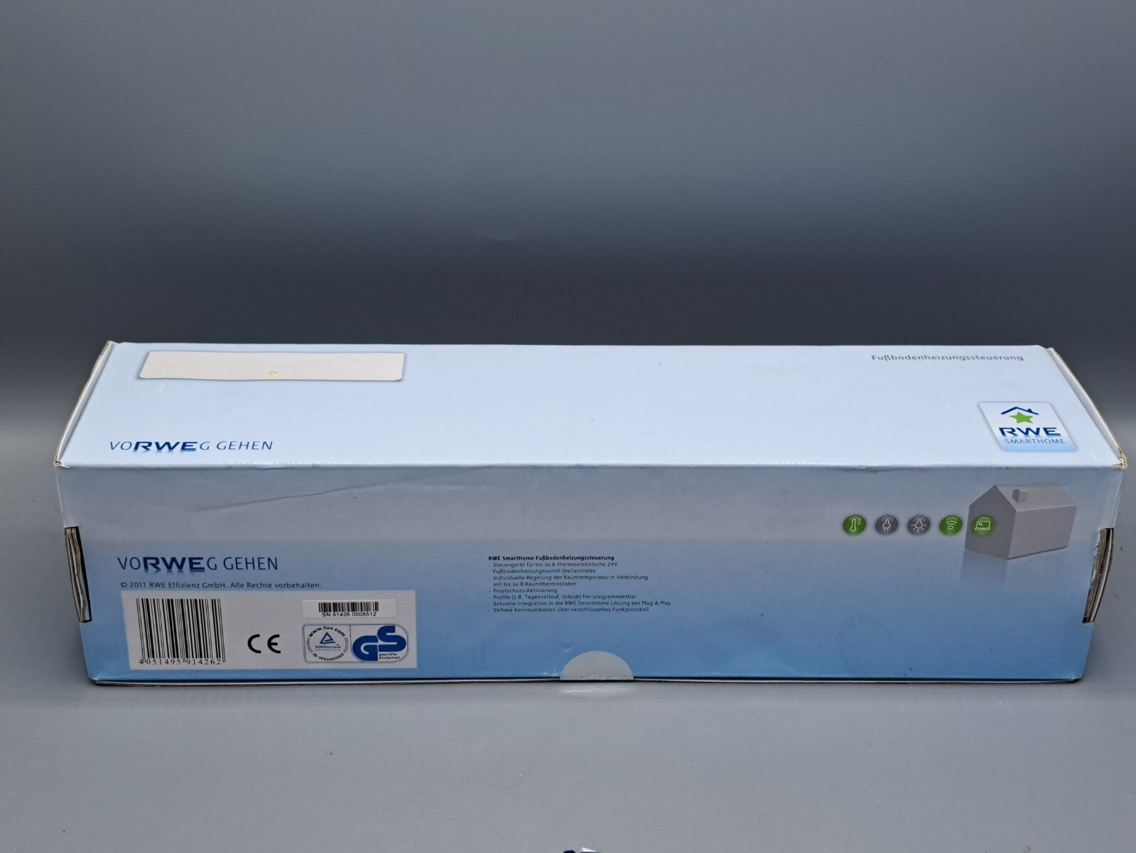 RWE Smart Home Fußbodenheizungssteuerung Thermostat Heizungsregler