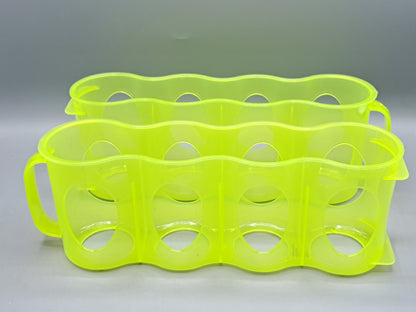 Kühlschrank Organizer 2er Set Flaschenhalter Tubenhalter Kühlschrank Ordnung B7