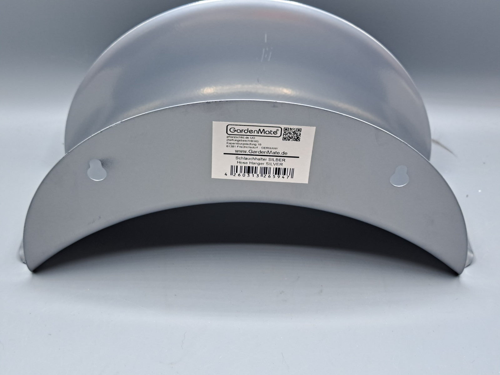 Schlauchhalter für 15m Schlauch - Basic, Silber, Metall