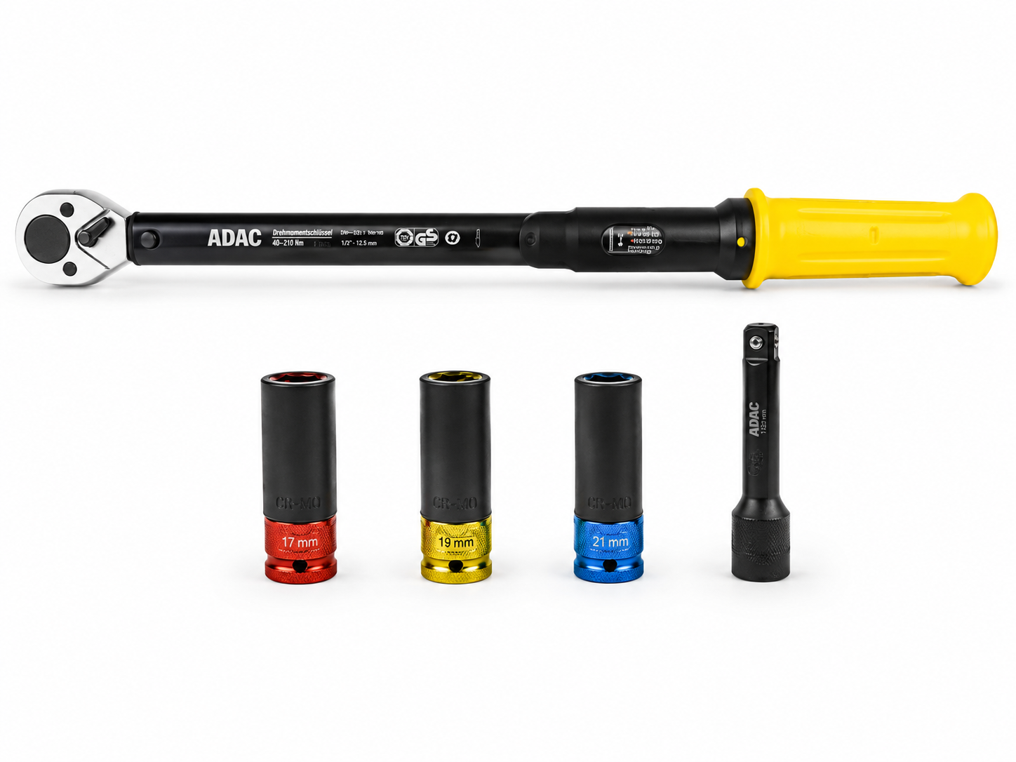 Mannesmann ADAC M18148 Drehmomentschlüssel 1/2 Zoll 40-210Nm Set Profi
