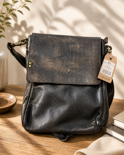 DESIDERIUS Mons Wanda Umhängetasche Dark Olive Rindsleder Echtleder Tasche H3