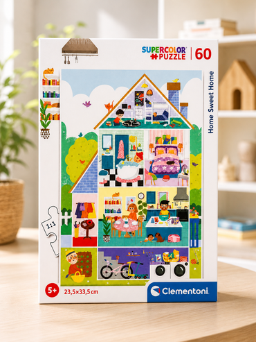 Clementoni SuperColor Puzzle 60 Teile Home Sweet Home Kinder Puzzle