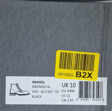 Allsaints Mikkel - Lace Up Boot - Schwarz, Herren, Größe 44