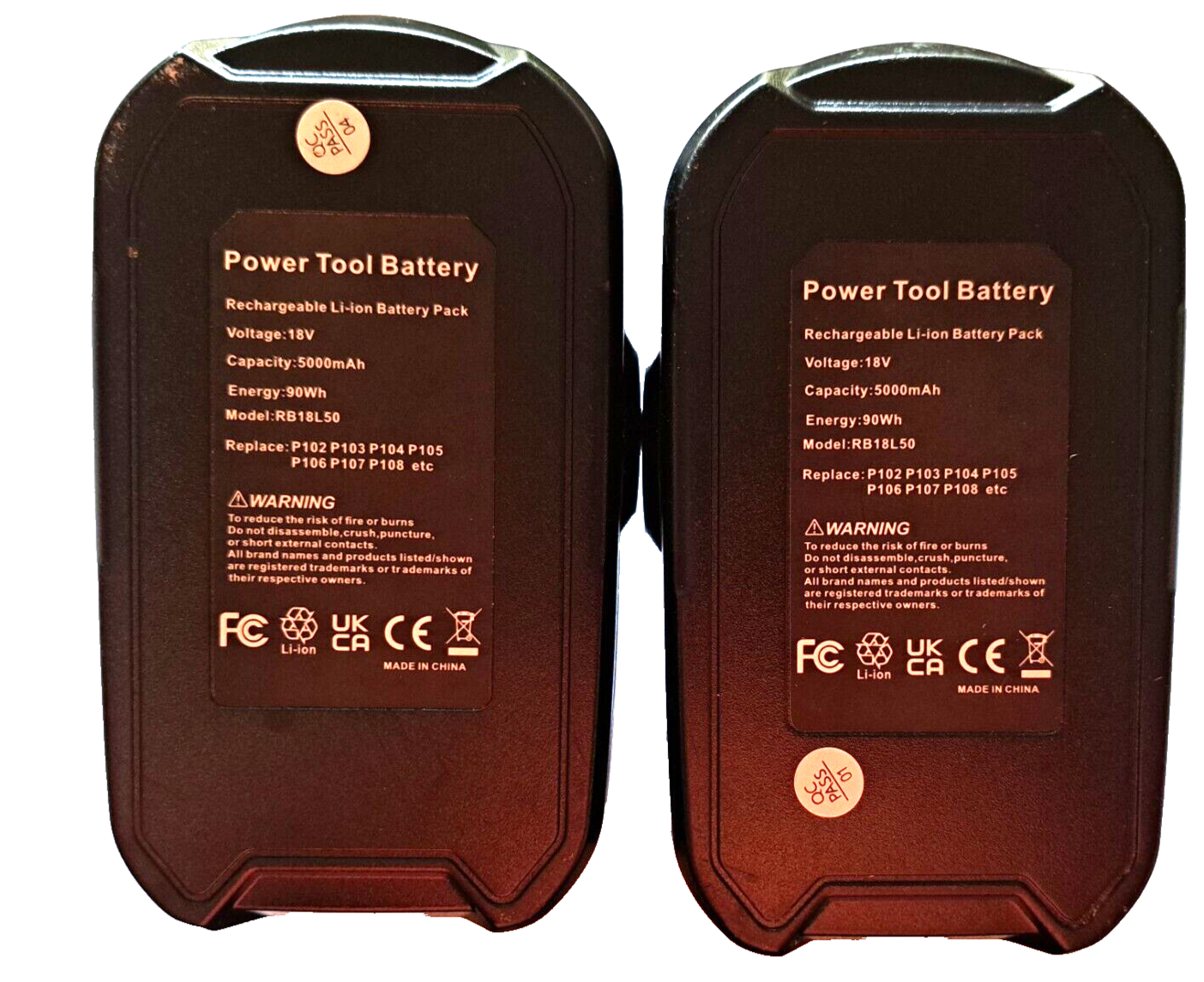 Rechargeable Li-ion Battery Pack RB18L50, ungetestet