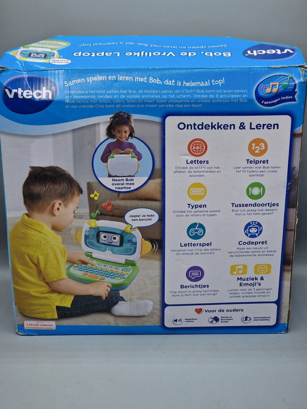 Vtech Bob, 2 in 1 Laptop, NL Version