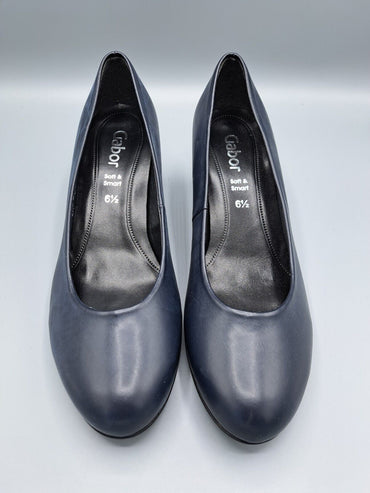 Gabor Damenschuhe, Soft & Smart, Elegantes Blau Größe 38