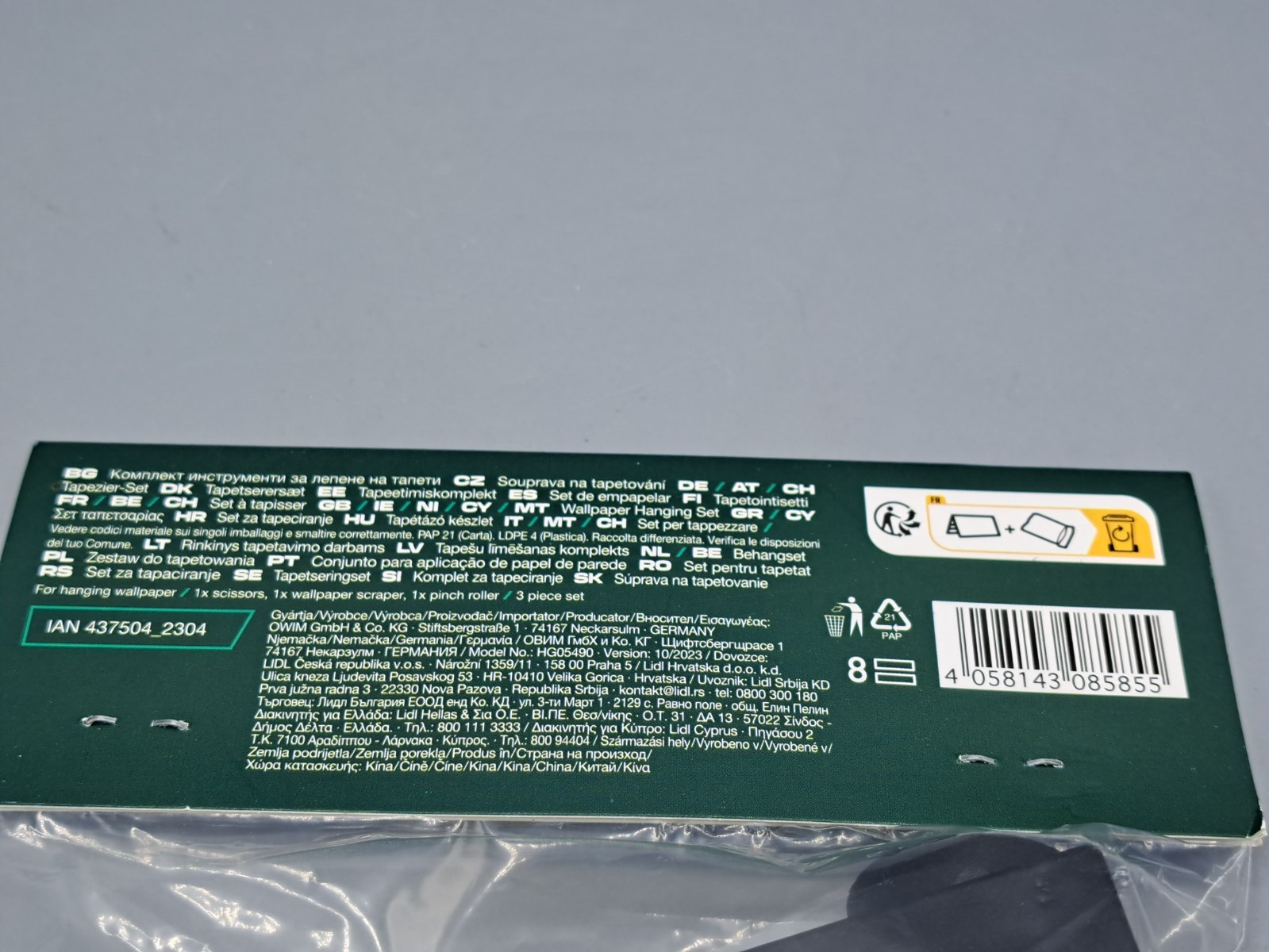 Parkside Tapezier Set 3teilig Tapezierwerkzeug Maler Werkzeug Zubehör