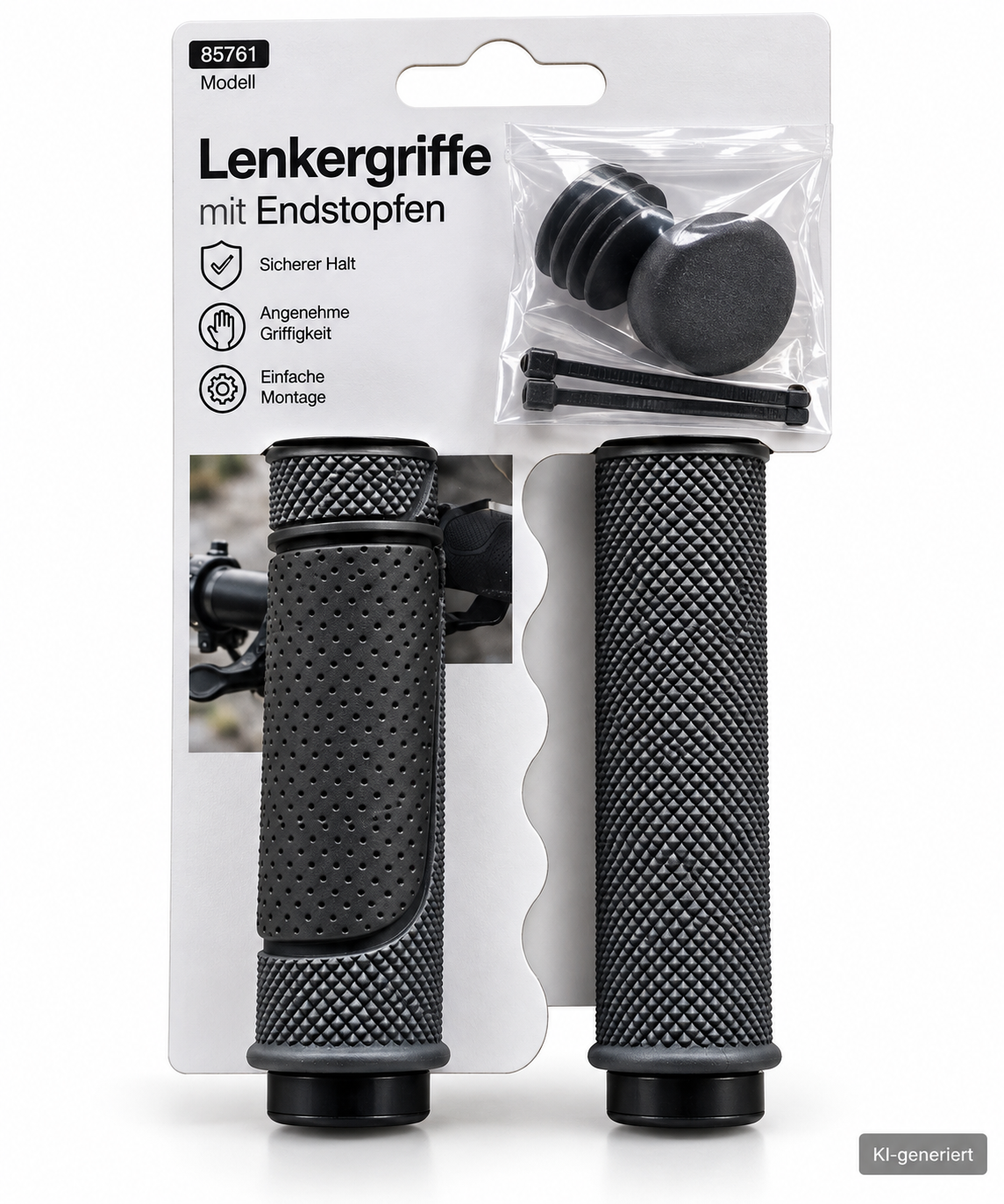 FISCHER Proline Lenkergriffe Professional Gel Fahrradgriffe Schraubgriffe E4