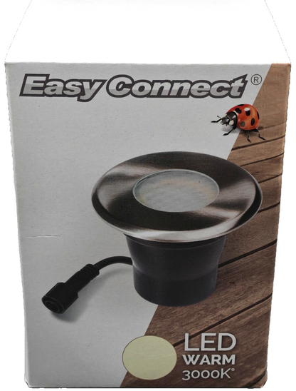 Easy Connect 65476 LED Bodeneinbaustrahler 4W 320lm 3000K IP65 Edelstahl HA34