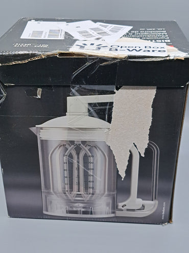 Bodum BISTRO Pancake Teigmixer & Spender Schwarz BPA-frei Messfunktion