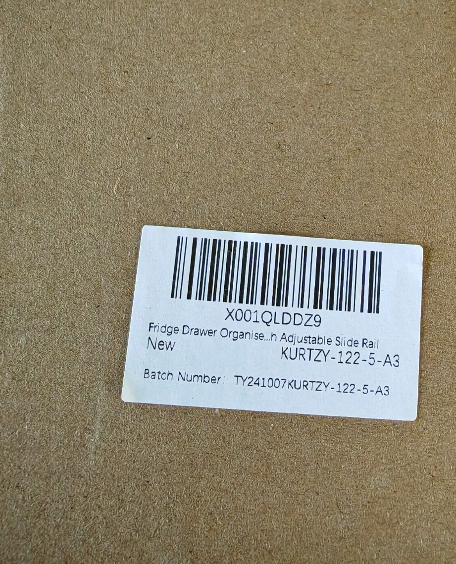 KURTZZ Kühlschrank Organizer ausziehbar BPA-frei Transparent Aufbewahrungsbox F5