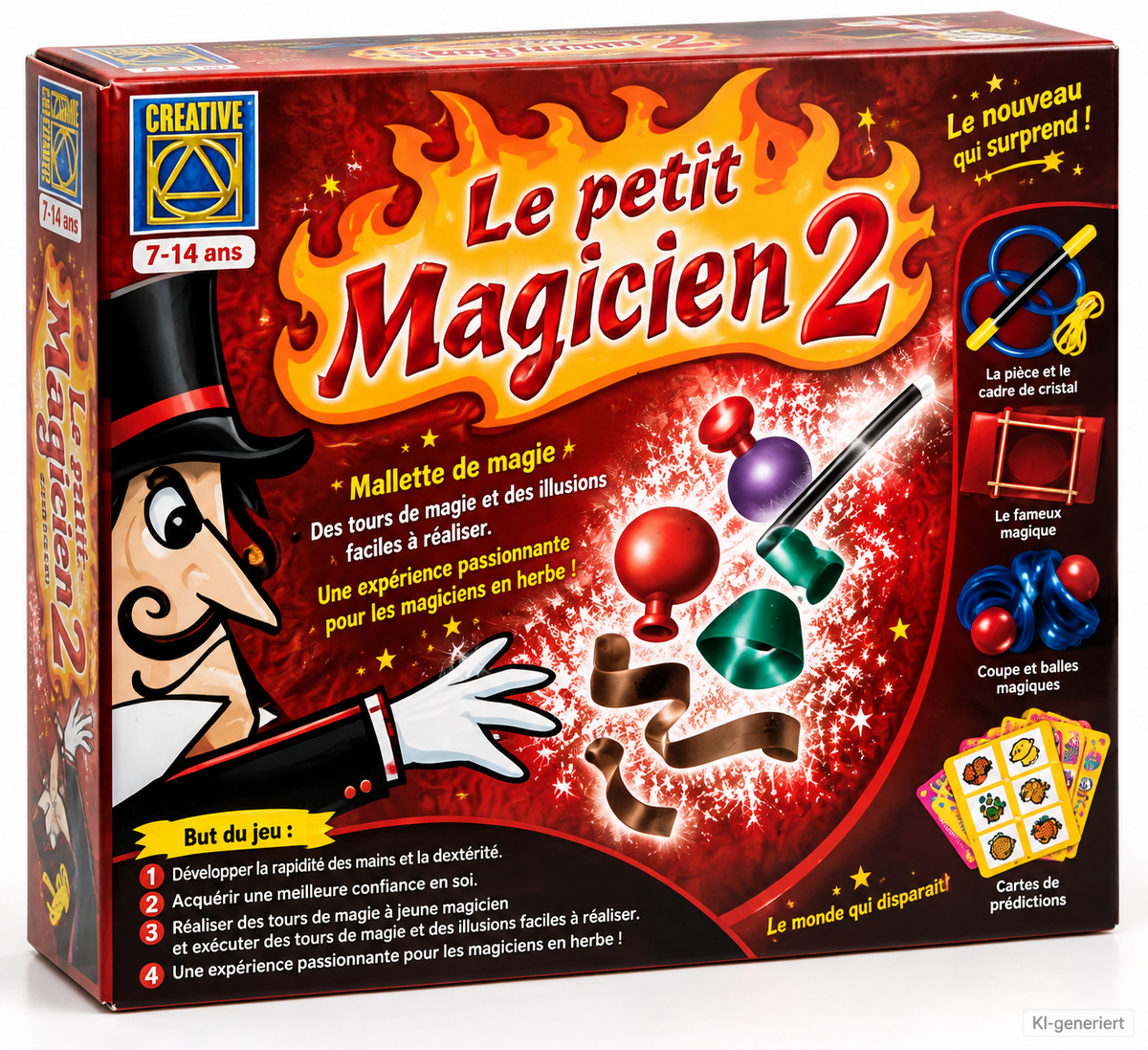 Creative Toys Le Petit Magicien 2 Zauberkasten Magie Tricks Kinder 7-14 Jahre D6