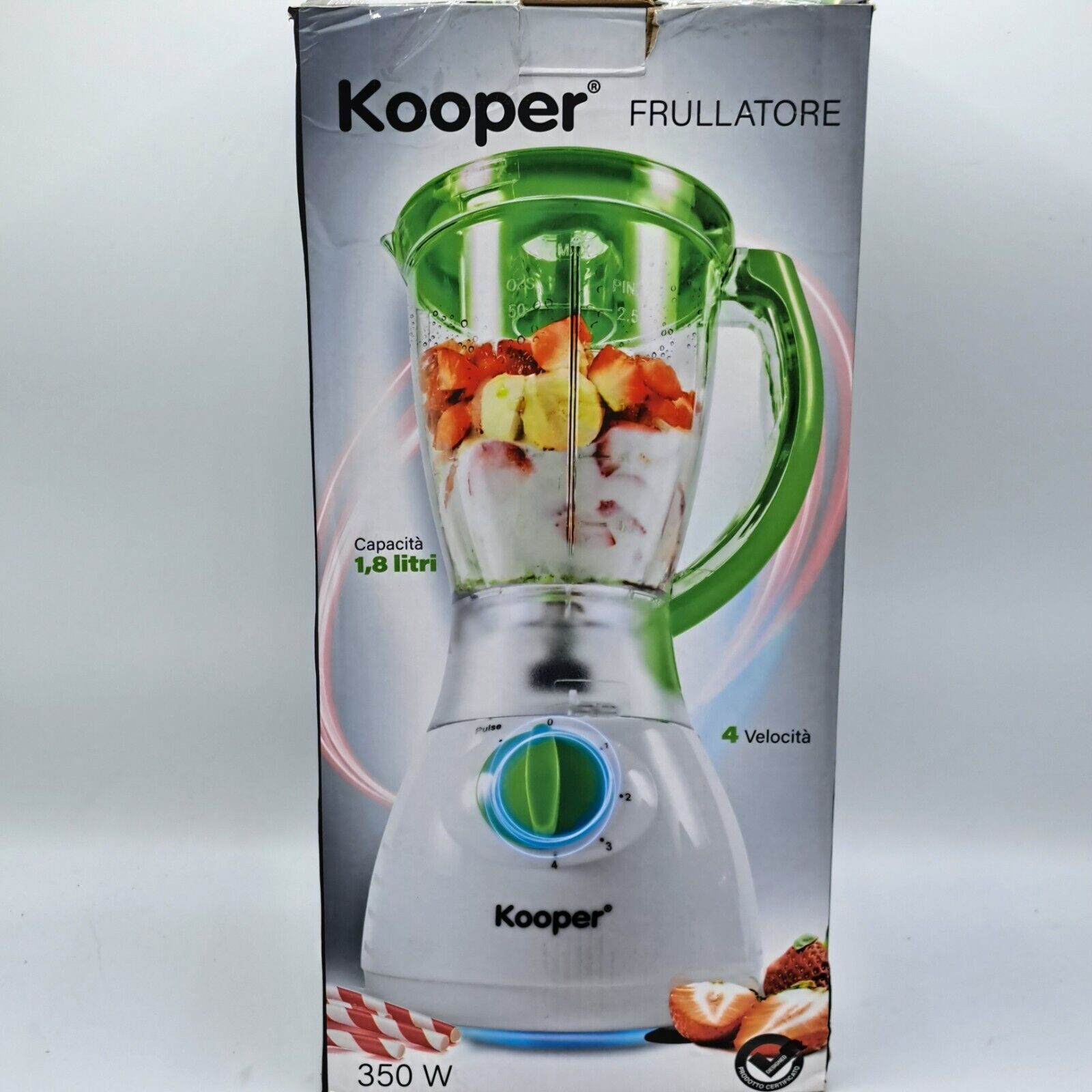 KOOPER BLENDER 350W, 4 GESCHWINDIGKEITSSTUFEN, Hochwertig