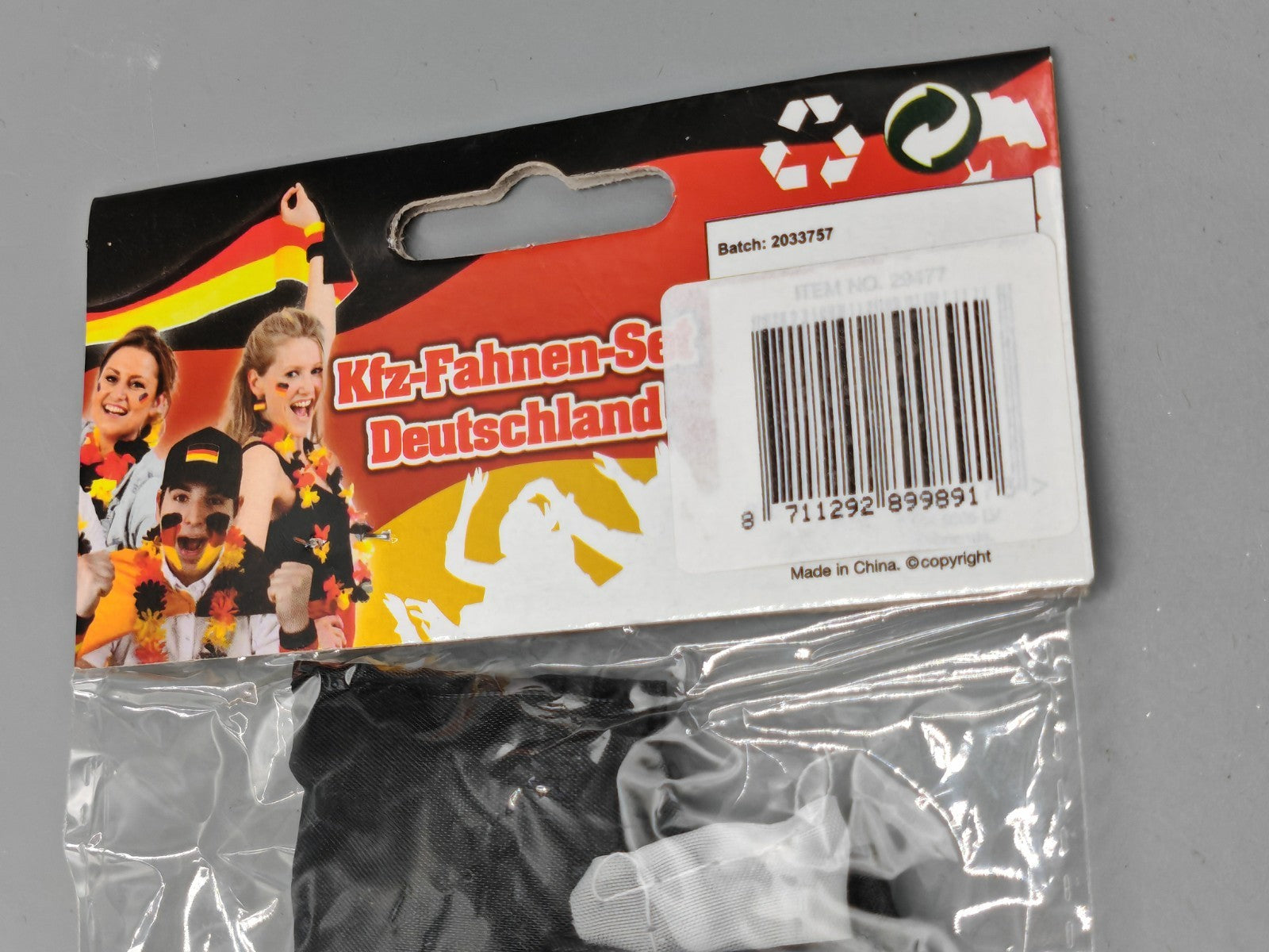 KFZ-Fahnen-Set Deutschland, 2 Stück