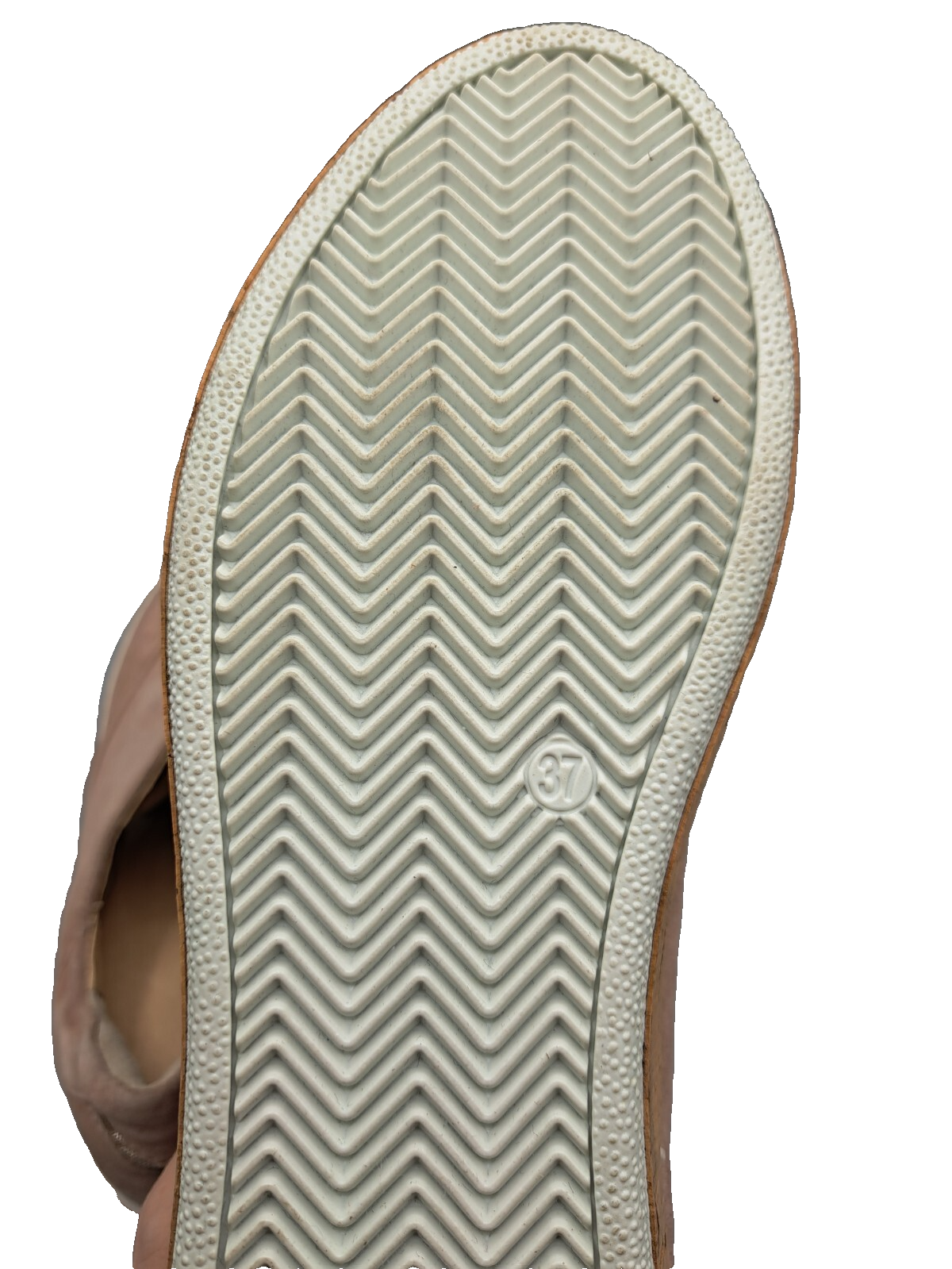 MANAS Damen Slipper Gr. 37 Rosa Veloursleder Sneaker Korksohle Slip On G2