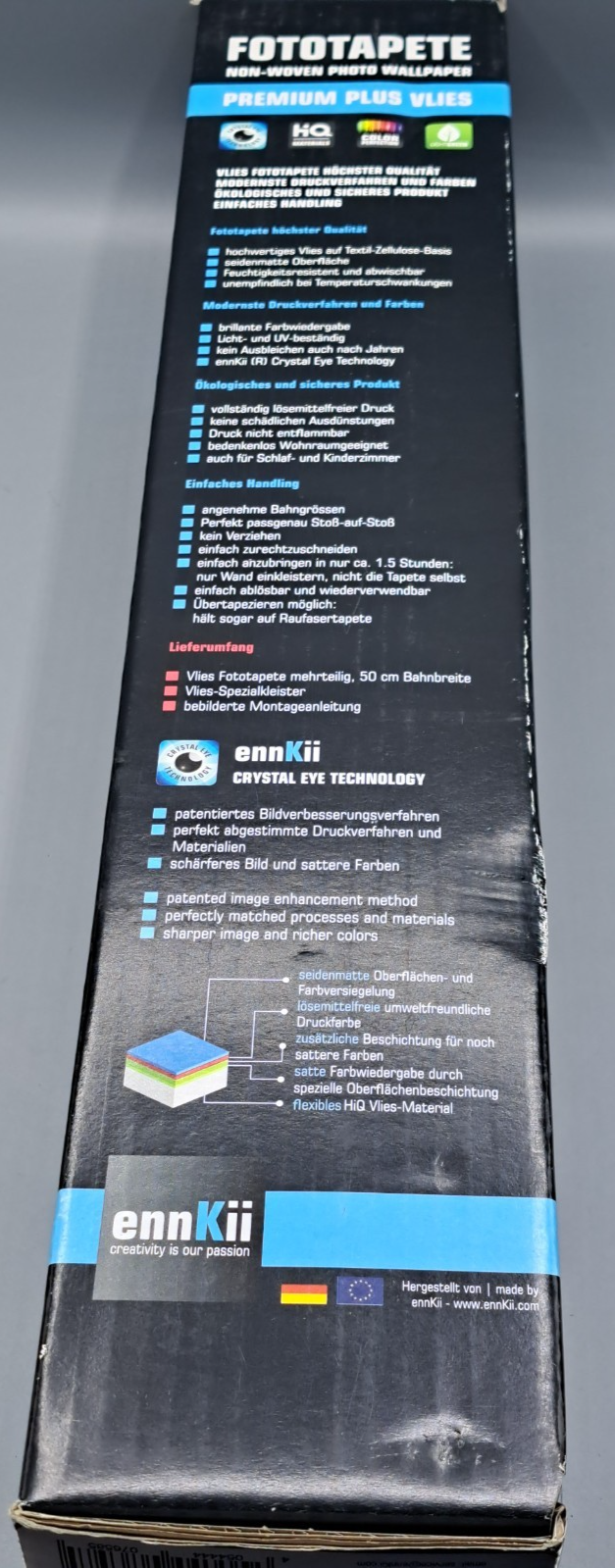 EnnKii Fototapete 400x280 cm Vlies Premium Plus, Non-Woven