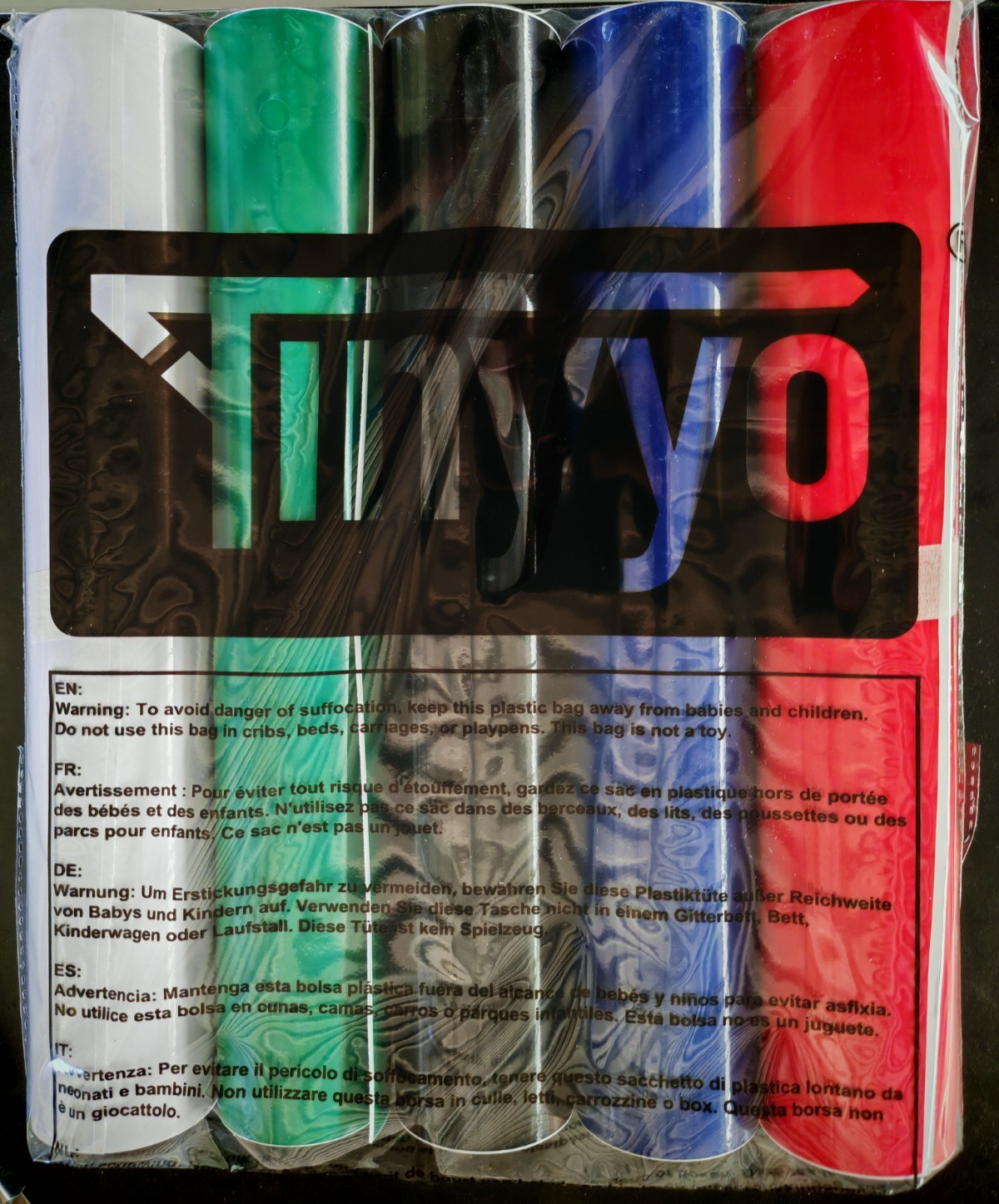 Belle Vous Plotterfolie 5 Farben 30x300cm Selbstklebende Vinylfolie Plotter D9