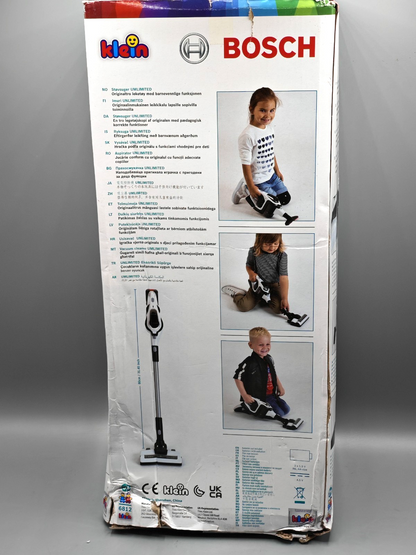 Bosch Klein Unlimited Spielzeug-Staubsauger – Realistisches Haushalts-Set für Ki