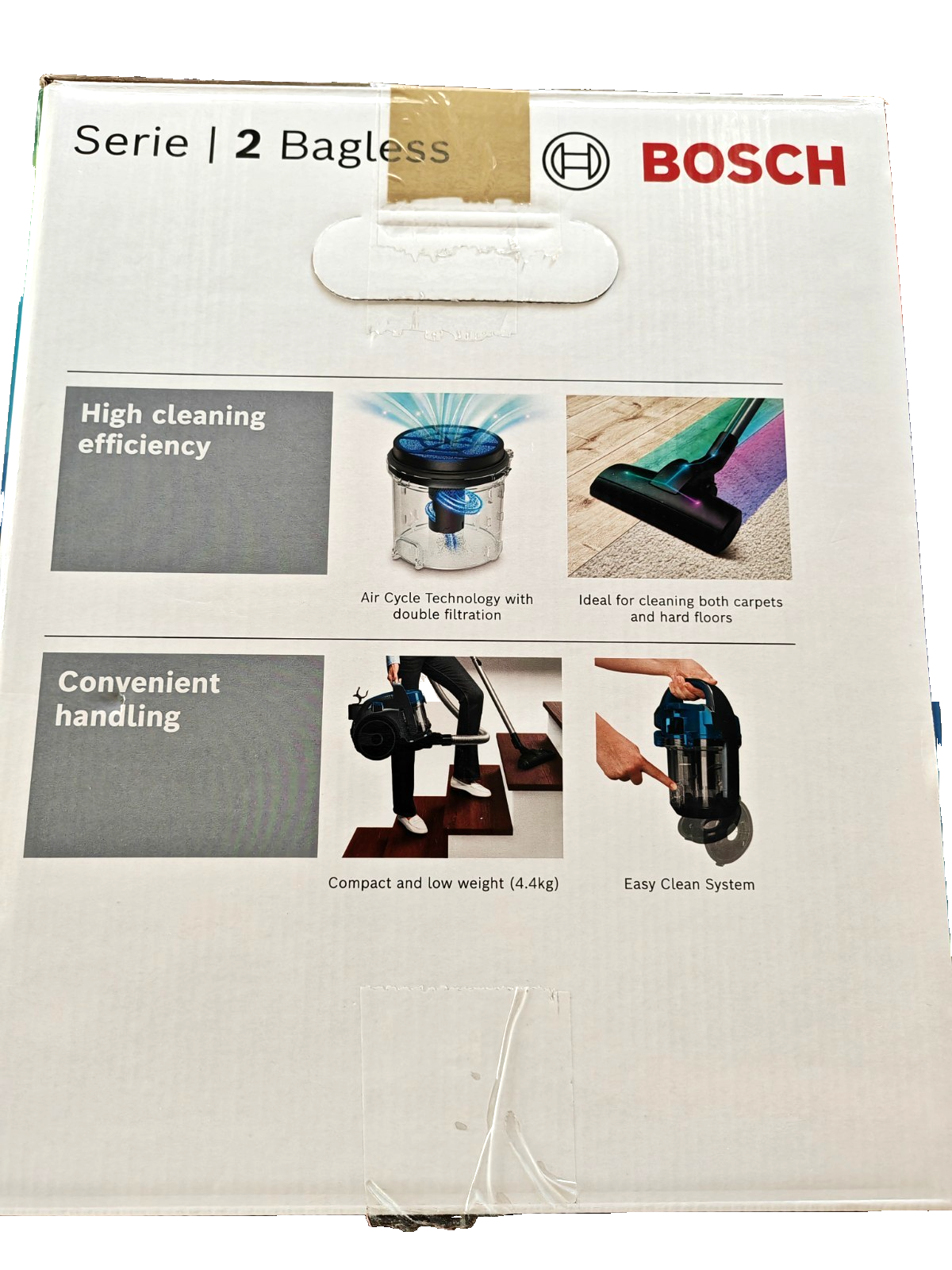 Bosch BGS05A220 Beutelloser Staubsauger 700W Zyklon Bodenstaubsauger Blau HA25