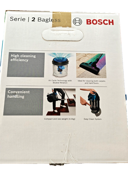 Bosch BGS05A220 Beutelloser Staubsauger 700W Zyklon Bodenstaubsauger Blau HA25