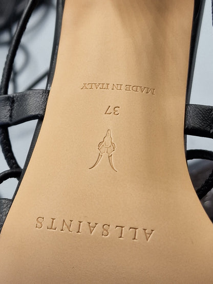 AllSaints Alice Sandalen Damen – Leder Schwarz Größe 37