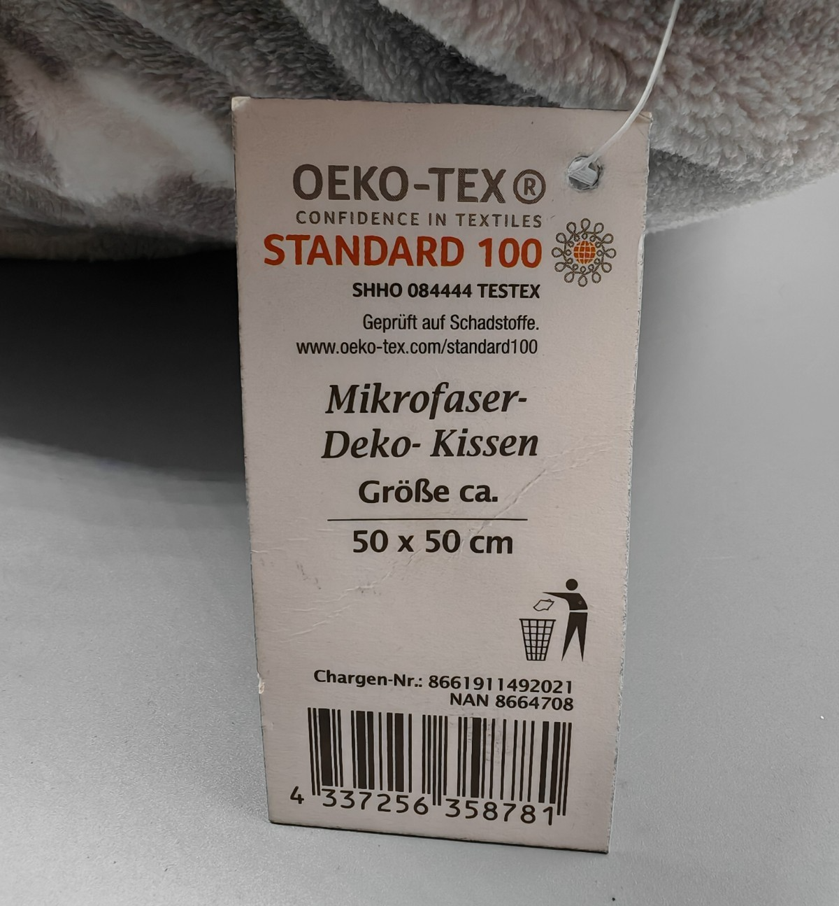 Home Ideas Living Mikrofaser Deko-Kissen 50x50 cm Sofakissen Wohnkissen