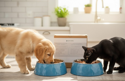 Navaris Fressnäpfe Katzen Hunde Haustiernapf Futternapf Wassernapf Set