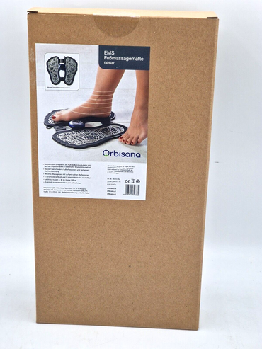 Orbisana EMS Fußmassagematte faltbar Fußreflexzonen Massage 32 x 29 cm