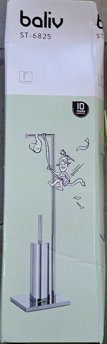 baliv WC-Buerstengarnitur ST-6825 mit Papierhalter