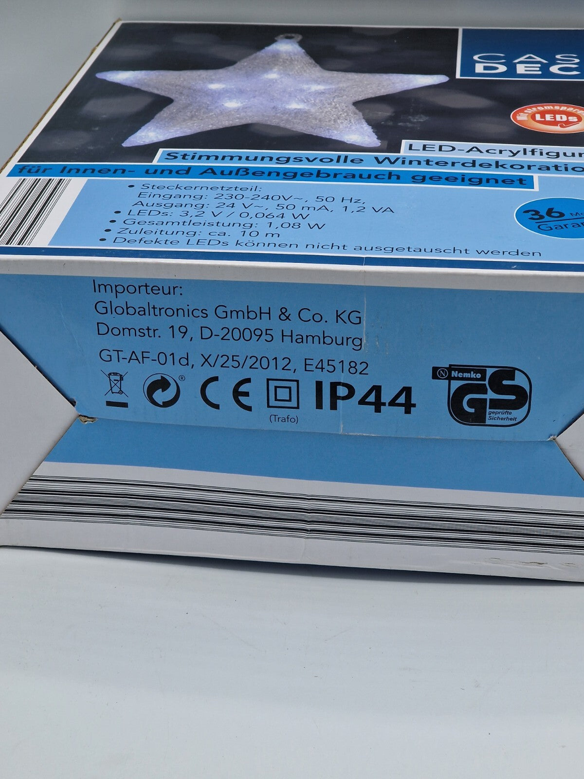 ⭐ Casa Deco LED-Acrylstern – Wunderschöne Winter- & Weihnachtsbeleuchtung