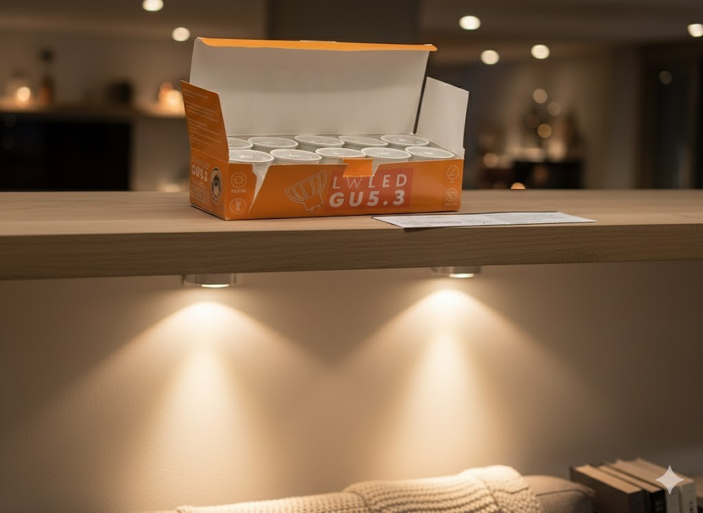 Luxari 5W LED GU 5.3 420lm, 2700k, 10 Stück